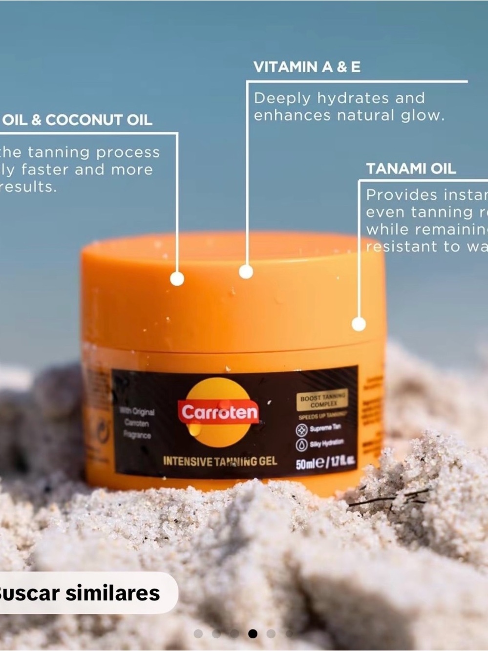 Intensive Tanning Gel — Orange Nourishing Tan Enhancer